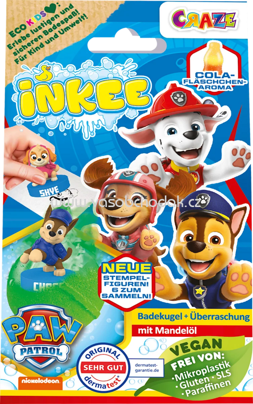 CRAZE Kinder Badezusatz Badebombe Paw Patrol, 80 g CRAZE Kinder Badezusatz Badebombe Paw Patrol, 80 g