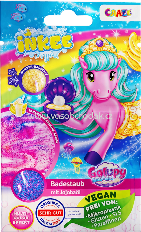 CRAZE Kinder Badezusatz Badestaub Galupy Mermaid, 1 St CRAZE Kinder Badezusatz Badestaub Galupy Mermaid, 1 St