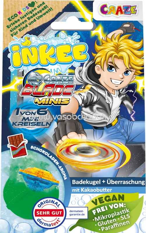 CRAZE Kinder Badezusatz Surprise Blade, 100 g CRAZE Kinder Badezusatz Surprise Blade, 100 g