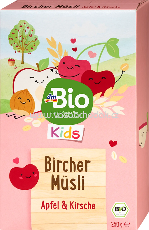 dmBio Bircher Müsli Apfel & Kirsche, LE, 250g dmBio Bircher Müsli Apfel & Kirsche, LE, 250g