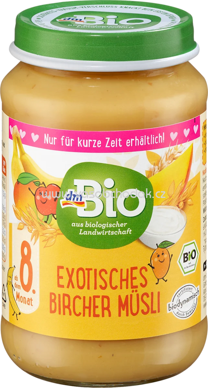 dmBio Exotisches Bircher Müsli, ab dem 8.Monat, 190g