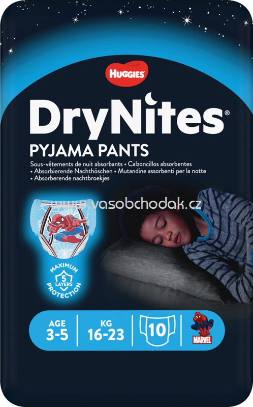 DryNites Pyjama Pants Jungen 3-5 Jahre, 10 St
