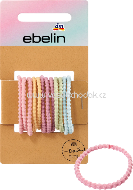 ebelin Haargummi Struktur bunt, 12 St ebelin Haargummi Struktur bunt, 12 St