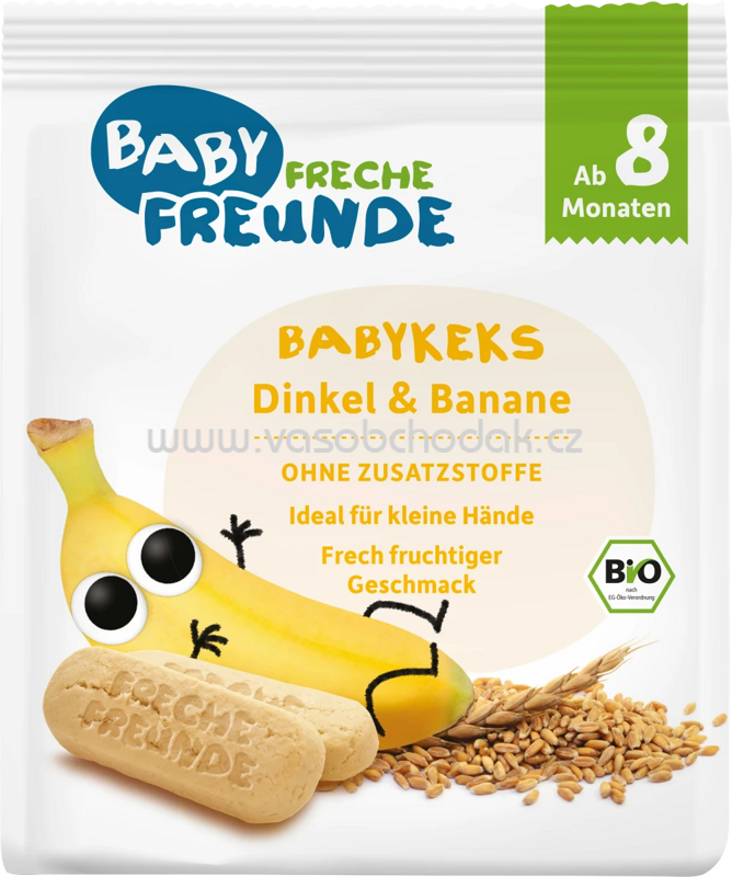 Freche Freunde Babykeks Dinkel & Banane, ab 8. Monat, 100g