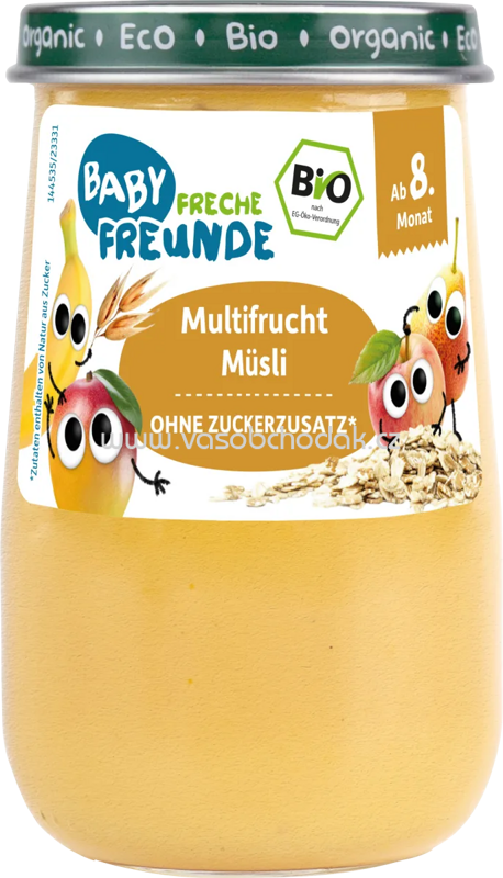 Freche Freunde Multifrucht Müsli, ab dem 8. Monat, 190g Freche Freunde Multifrucht Müsli, ab dem 8. Monat, 190g