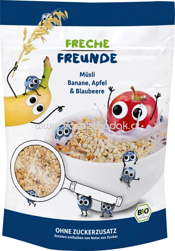 Freche Freunde Kindermüsli Banane, Apfel & Blaubeere ab 1 Jahr, 220g Freche Freunde Kindermüsli Banane, Apfel & Blaubeere ab 1 Jahr, 220g