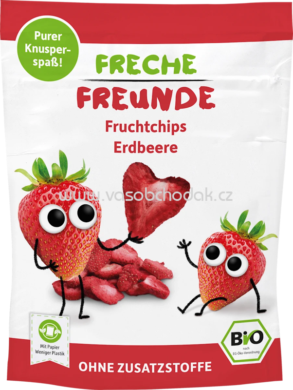 Freche Freunde Kindersnack Fruchtchips Erdbeere, ab 3 Jahre, 12g Freche Freunde Kindersnack Fruchtchips Erdbeere, ab 3 Jahre, 12g