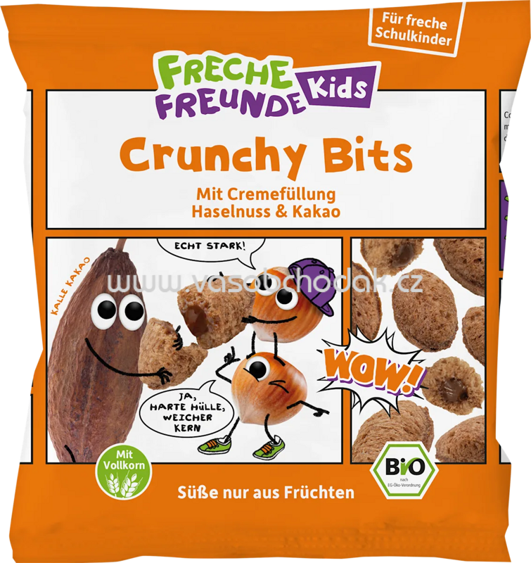 Freche Freunde Kindersnack Crunchy Bits Kakao Nuss, ab 1 Jahr, 30g Freche Freunde Kindersnack Crunchy Bits Kakao Nuss, ab 1 Jahr, 30g