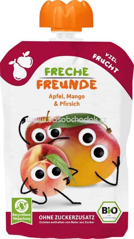 Freche Freunde Quetschie Apfel, Mango & Pfirsich, ab 1 Jahr, 100g