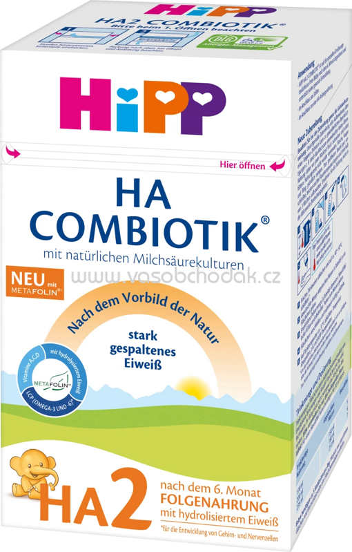 Hipp Folgemilch HA 2 Combiotik, ab dem 6. Monat, 600g