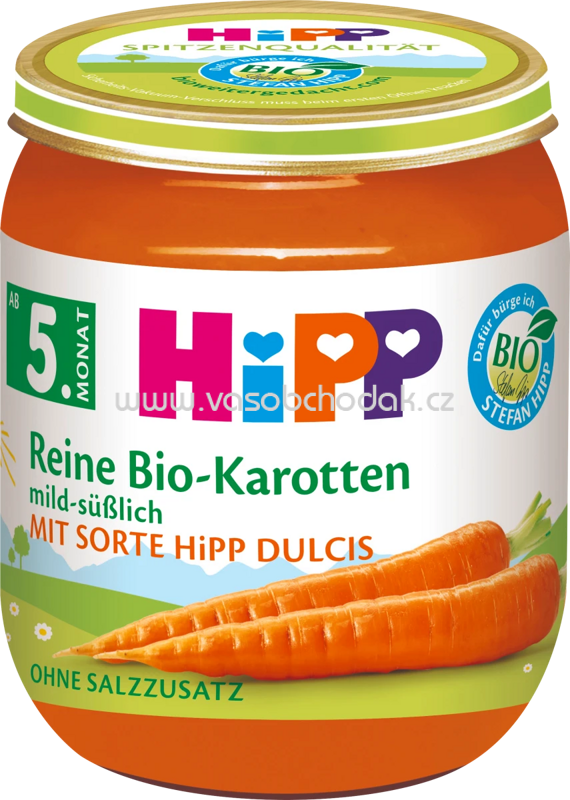 Hipp Reine Bio Karotten, nach dem 5. Monat, 125g