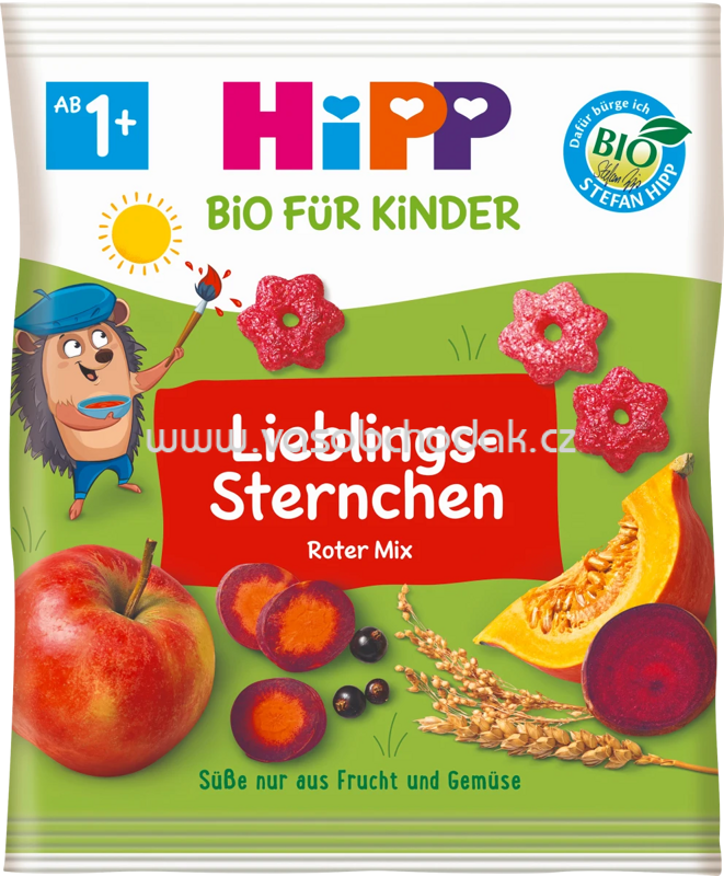 Hipp Lieblings Sternchen Rote Mix, ab 12. Monat, 30g