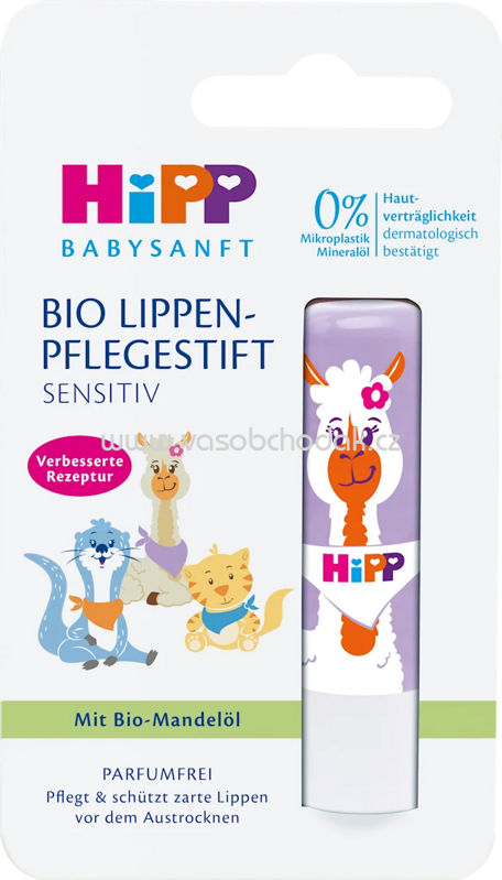 Hipp Babysanft Lippenpflegestift sensitiv, 4,8g Hipp Babysanft Lippenpflegestift sensitiv, 4,8g