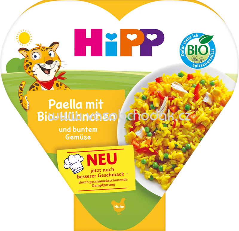 Hipp Kinderteller Paella mit Bio Hühnchen und buntem Gemüse, ab 1 Jahr, 250g Hipp Kinderteller Paella mit Bio Hühnchen und buntem Gemüse, ab 1 Jahr, 250g