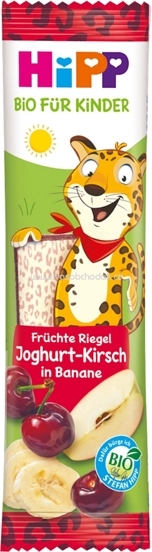 Hipp Früchteriegel Joghurt-Kirsch in Banane, ab 1 Jahr, 23g Hipp Früchteriegel Joghurt-Kirsch in Banane, ab 1 Jahr, 23g