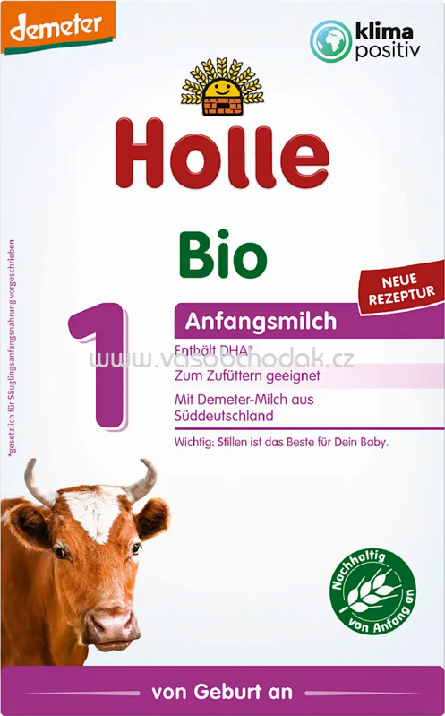 Holle Anfangsmilch 1, von Geburt an, 400g Holle Anfangsmilch 1, von Geburt an, 400g