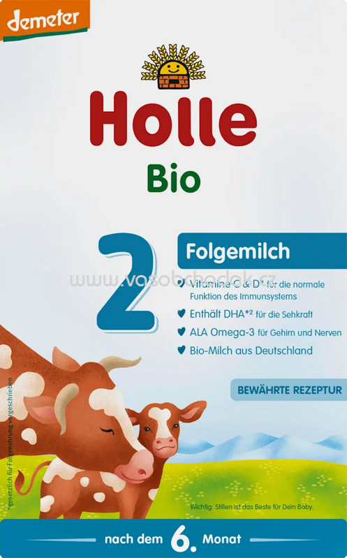 Holle Folgemilch 2, nach dem 6. Monat, 600g Holle Folgemilch 2, nach dem 6. Monat, 600g