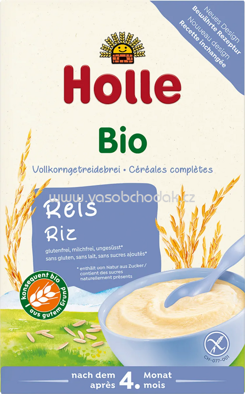 Holle Getreidebrei Bio Reisflocken, nach dem 4.Monat, 250g Holle Getreidebrei Bio Reisflocken, nach dem 4.Monat, 250g