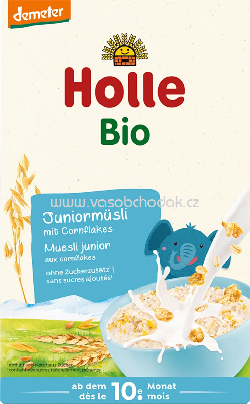Holle Juniormüsli mit Cornflakes, ab dem 10. Monat, 250g Holle Juniormüsli mit Cornflakes, ab dem 10. Monat, 250g