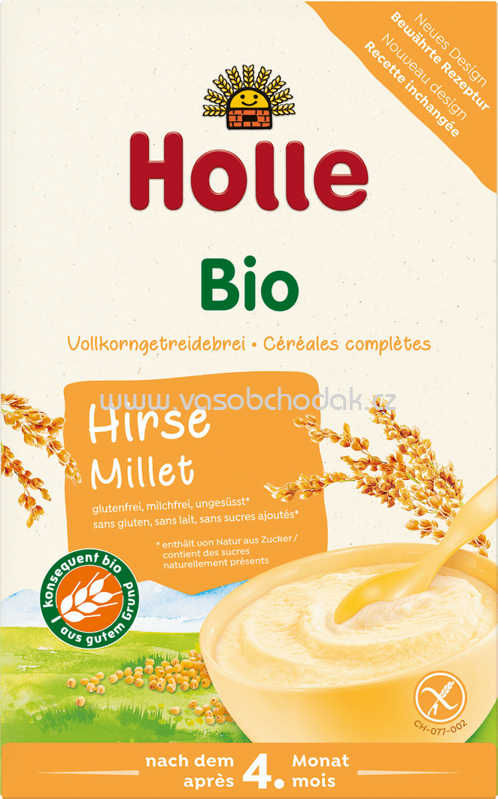 Holle baby food Bio Getreidebrei Hirse, nach dem 5. Monat, 250g
