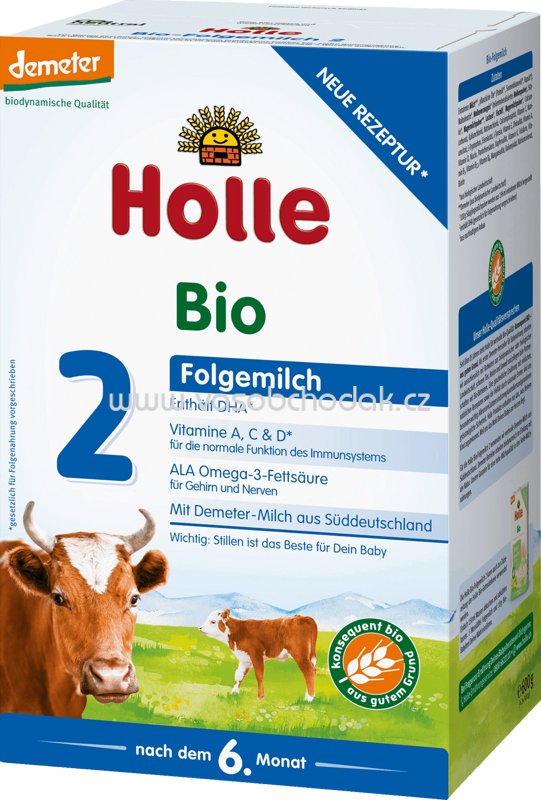 Holle baby food Bio Folgemilch 2, nach dem 6. Monat, 600g