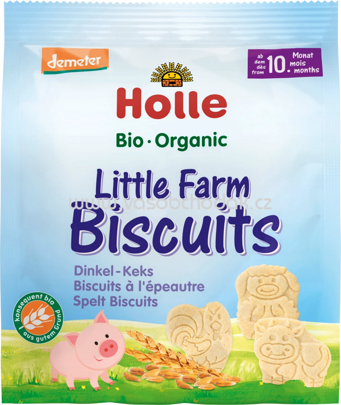 Holle baby food Babykes Little Farm Biscuits Dinkel, ab 10. Monaten, 100g