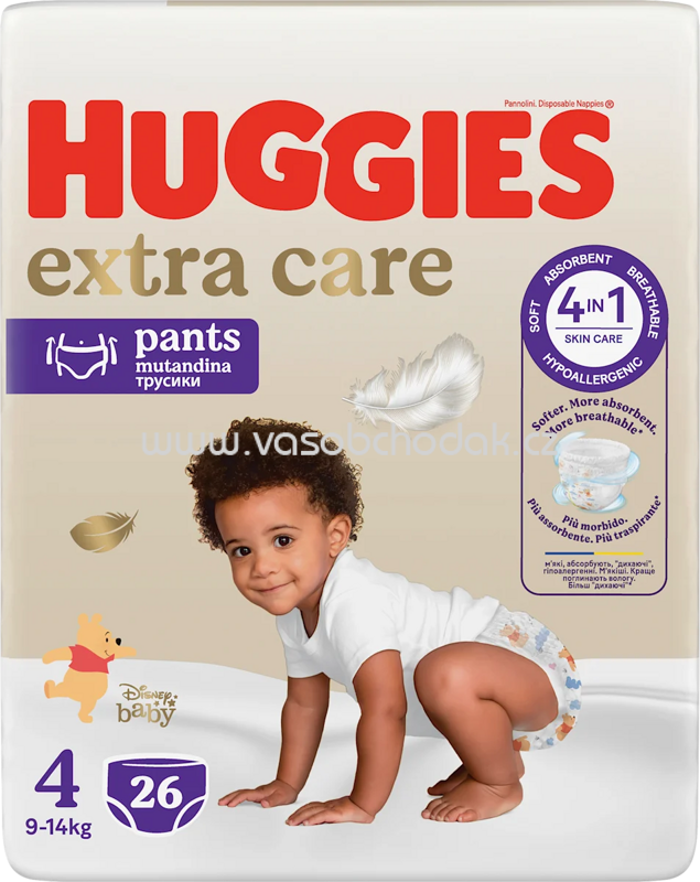 Huggies Baby Pants extra care Gr. 4, 9-14 kg, Disney, 26 St Huggies Baby Pants extra care Gr. 4, 9-14 kg, Disney, 26 St