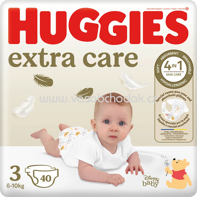 Huggies Windeln extra care Gr. 3, 6-10kg, Disney, 40 St Huggies Windeln extra care Gr. 3, 6-10kg, Disney, 40 St
