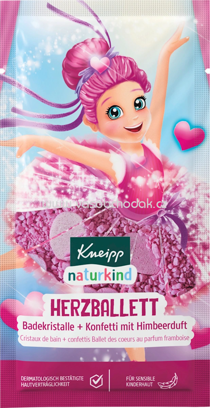 Kneipp Naturkind Kinder Badezusatz Badekristalle Herzballett, 40 g Kneipp Naturkind Kinder Badezusatz Badekristalle Herzballett, 40 g