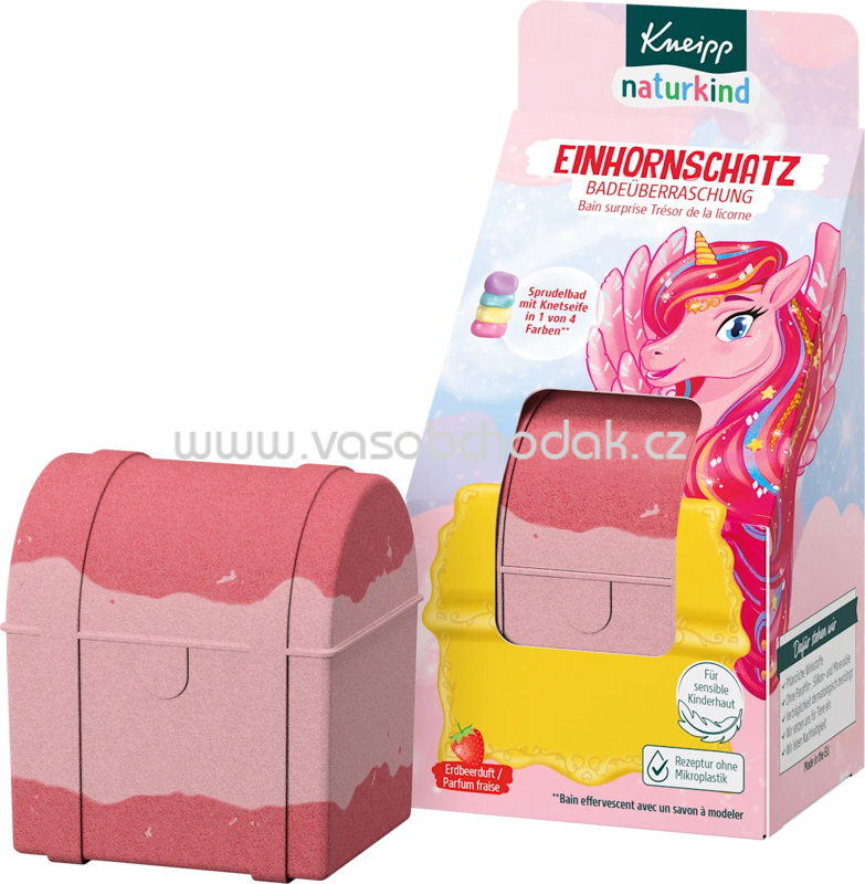 Kneipp Naturkind Kinder Badezusatz Badeüberraschung Einhornschatz, 1 St Kneipp Naturkind Kinder Badezusatz Badeüberraschung Einhornschatz, 1 St