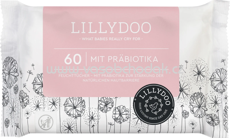 Lillydoo Feuchttücher mit Präbiotika, 60 St Lillydoo Feuchttücher mit Präbiotika, 60 St