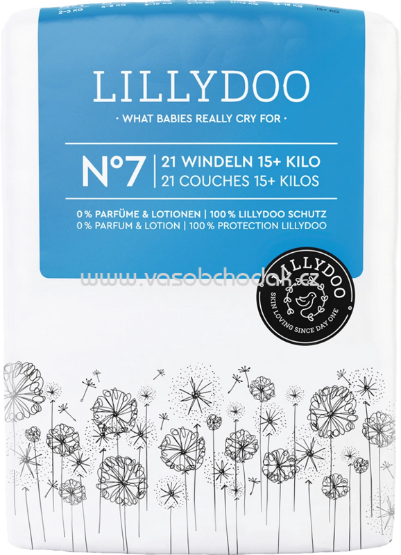 Lillydoo Windeln Gr. 7, 15+ kg, 21 St