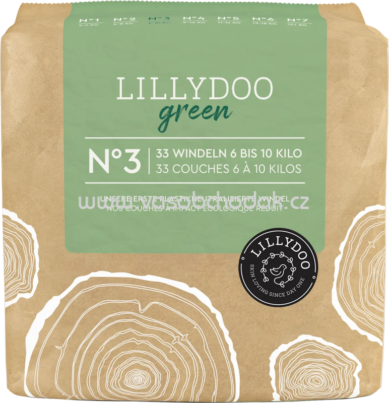 Lillydoo Windeln green Gr. 3, 6-10 kg, 33 St