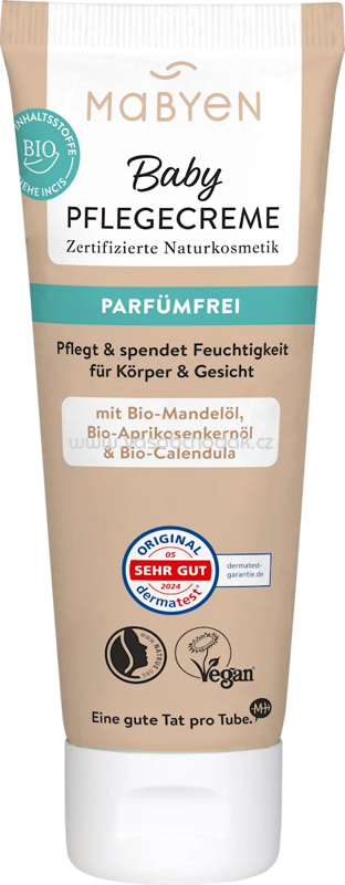 Mabyen Baby Pflegecreme, 75 ml Mabyen Baby Pflegecreme, 75 ml