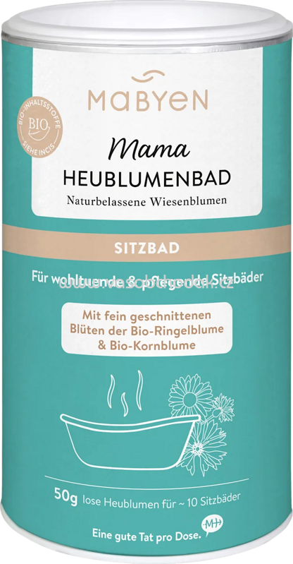 Mabyen Badezusatz Mama Heublumenbad, 50g Mabyen Badezusatz Mama Heublumenbad, 50g