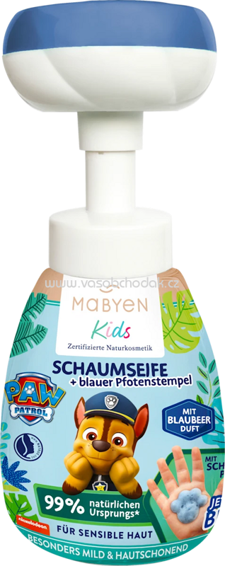 Mabyen Schaumseife Paw Patrol blau, 180 ml