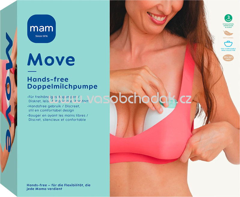 mam Doppelmilchpumpe Move Hands-free, 1 St mam Doppelmilchpumpe Move Hands-free, 1 St