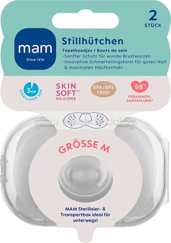 mam Stillhütchen Gr. M, 2 St mam Stillhütchen Gr. M, 2 St
