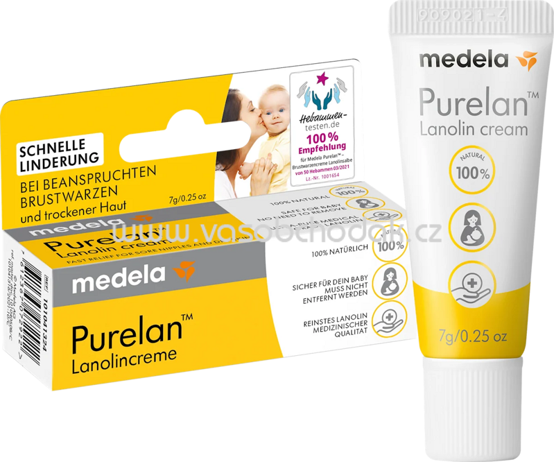 Medela Brustwarzencreme Purelan, 7 g Medela Brustwarzencreme Purelan, 7 g