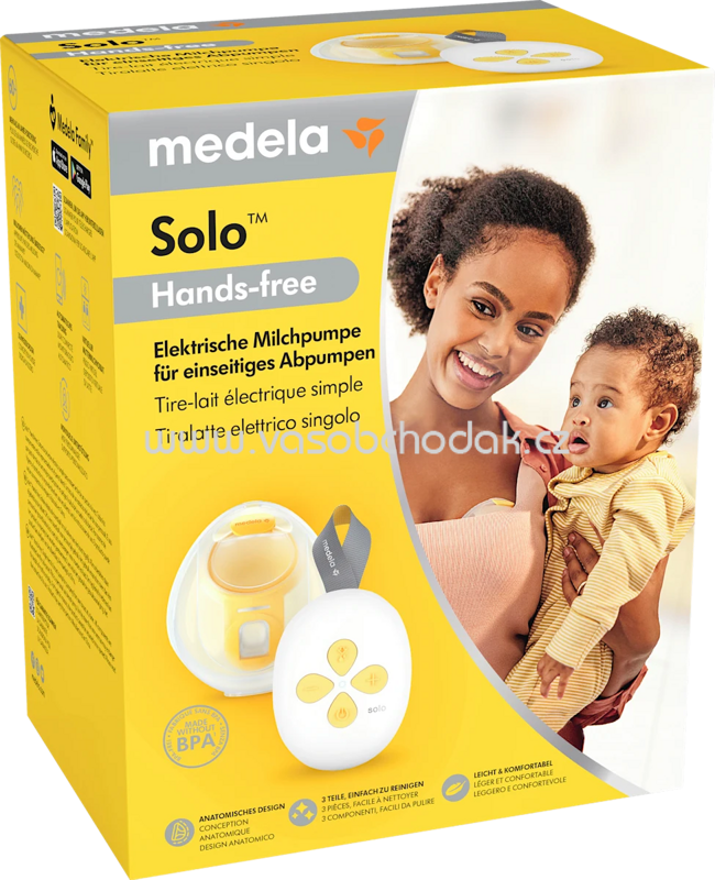 Medela Milchpumpe elektrisch Solo Hands-free, 1 St Medela Milchpumpe elektrisch Solo Hands-free, 1 St