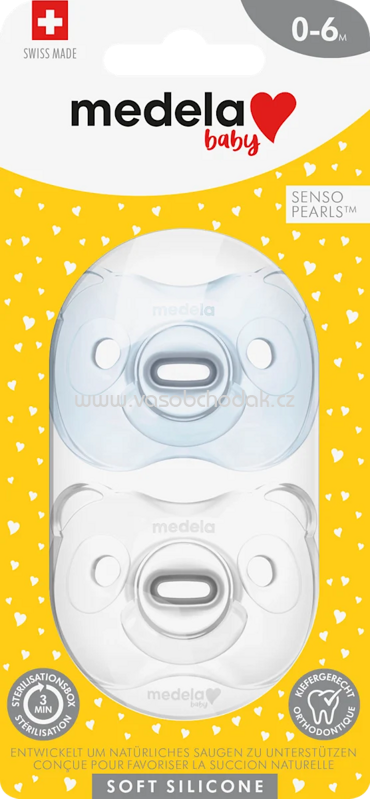 Medela Schnuller Soft Silikon, hellblau/uni, 0-6 Monate, 2 St Medela Schnuller Soft Silikon, hellblau/uni, 0-6 Monate, 2 St