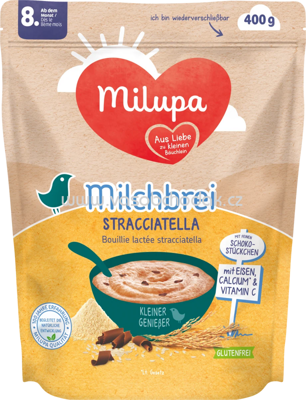 Milupa Milchbrei Stracciatella, ab dem 8. Monat, 400g