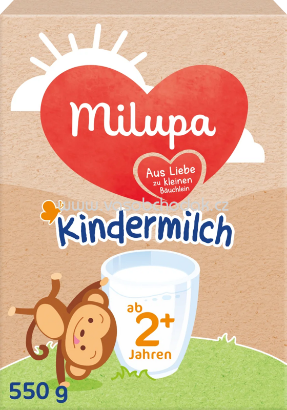 Milupa Kindermilch 2+, ab 2 Jahren, 550g