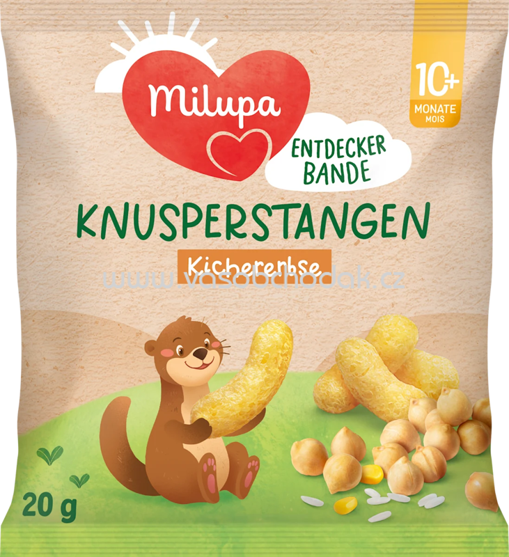 Milupa Babysnack Knusperstangen Kichererbse, ab 10+ Monaten, 20g