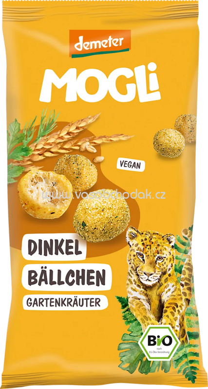 MOGLi Dinkel Bällchen Gartenkräuter, ab 3 Jahren, 40g MOGLi Dinkel Bällchen Gartenkräuter, ab 3 Jahren, 40g