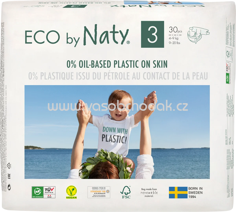 Naty Windeln Eco Gr. 3, 4-9 kg, 30 St