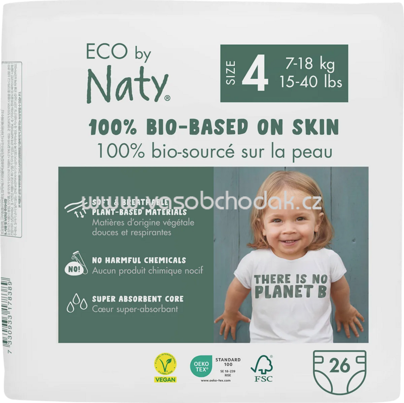 Naty Windeln Eco by Naty Gr. 4, 7-18 kg, 26 St Naty Windeln Eco by Naty Gr. 4, 7-18 kg, 26 St