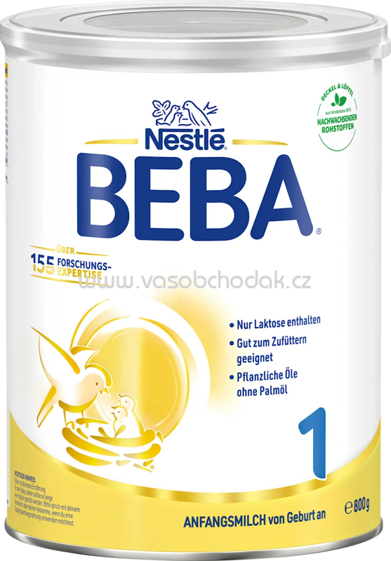  Nestlé BEBA Anfangsmilch 1 von Geburt an, 800 g