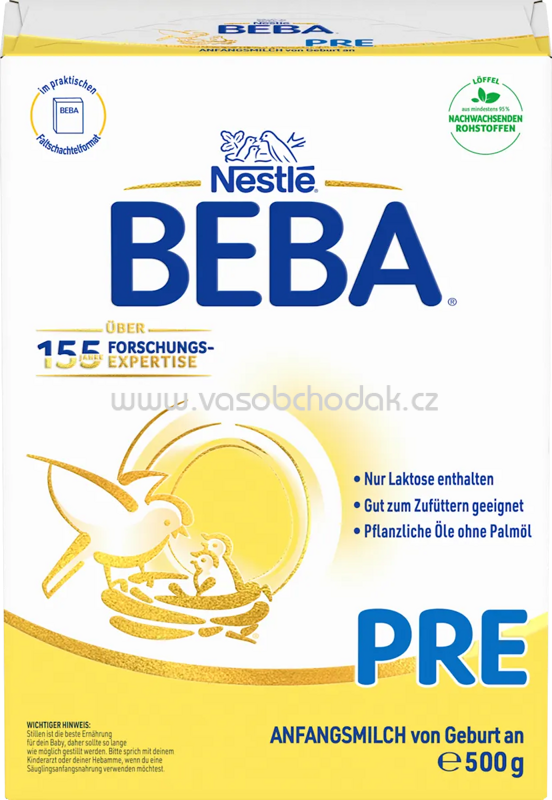 Nestlé BEBA Anfangsmilch Pre von Geburt an, 500g Nestlé BEBA Anfangsmilch Pre von Geburt an, 500g