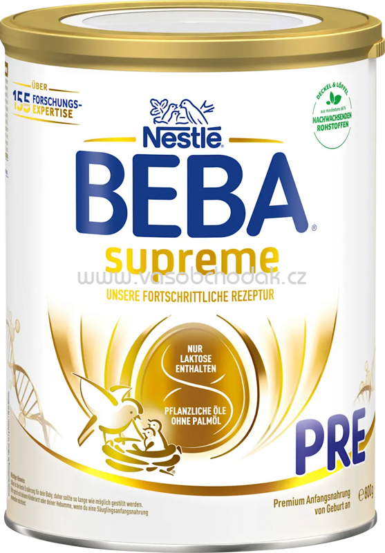 Nestlé BEBA Anfangsmilch Supreme Pre von Geburt an, 800 g Nestlé BEBA Anfangsmilch Supreme Pre von Geburt an, 800 g